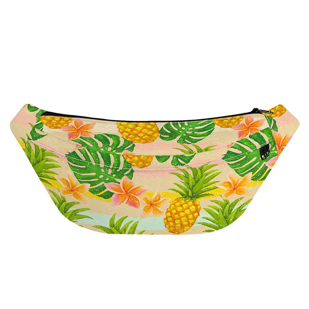 Sand Beach Pineapple Pattern Print Fanny Pack