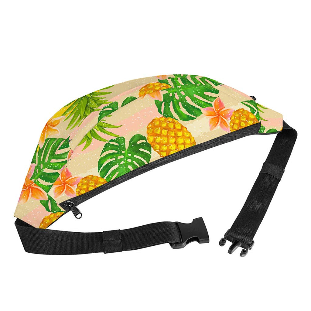 Sand Beach Pineapple Pattern Print Fanny Pack