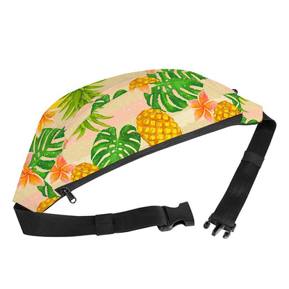 Sand Beach Pineapple Pattern Print Fanny Pack