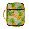 Sand Beach Pineapple Pattern Print Front Pocket Bible Bag