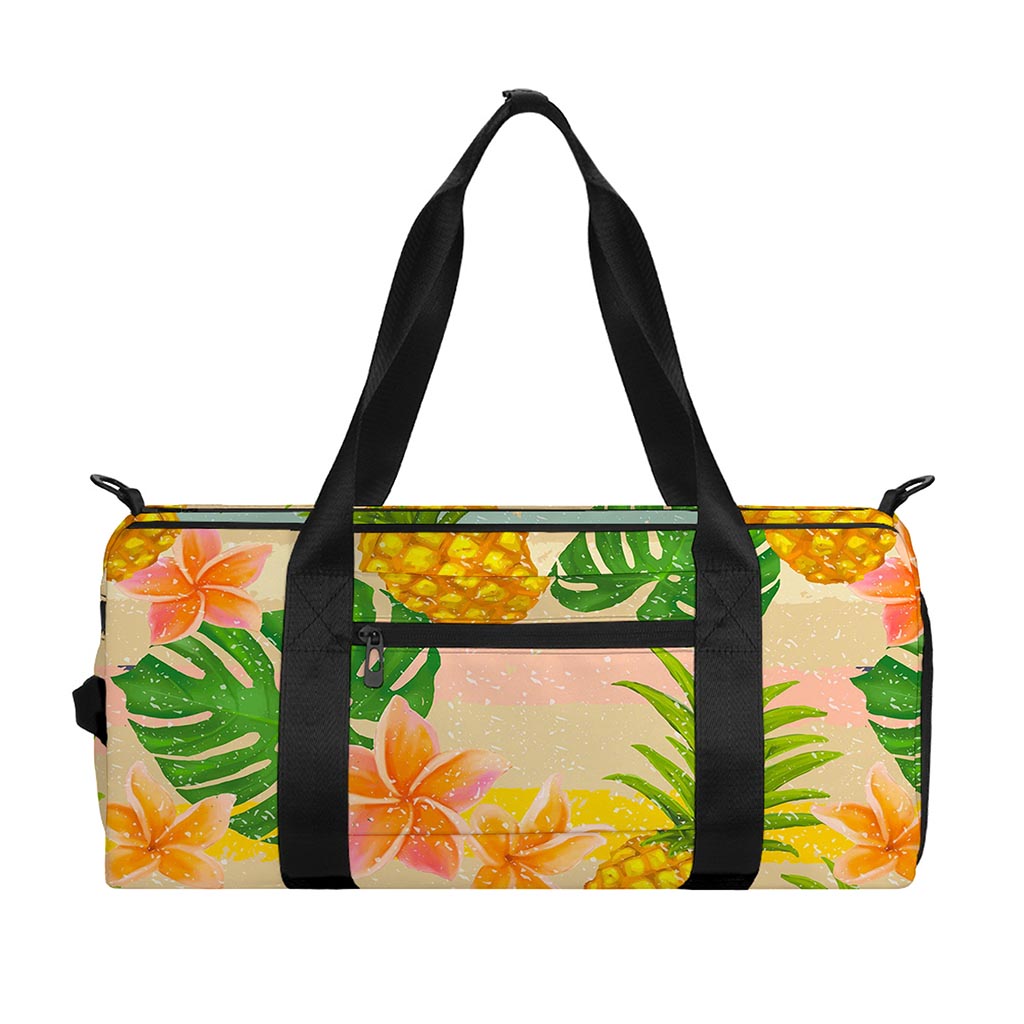 Sand Beach Pineapple Pattern Print Gym Bag
