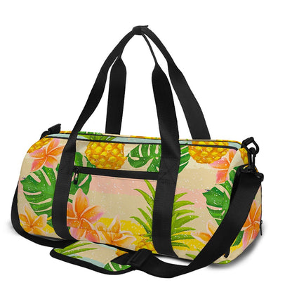 Sand Beach Pineapple Pattern Print Gym Bag