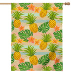 Sand Beach Pineapple Pattern Print House Flag