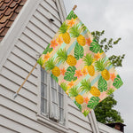 Sand Beach Pineapple Pattern Print House Flag