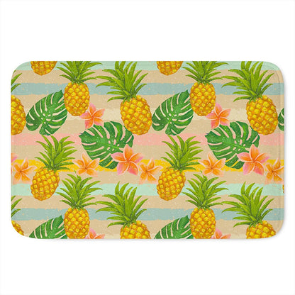 Sand Beach Pineapple Pattern Print Indoor Door Mat