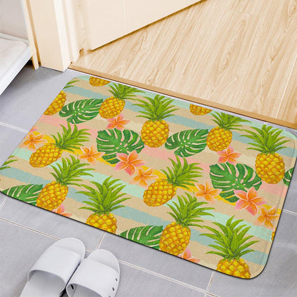 Sand Beach Pineapple Pattern Print Indoor Door Mat