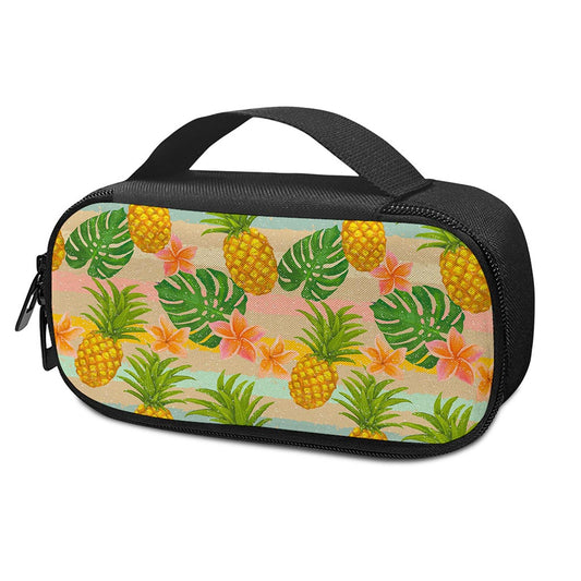 Sand Beach Pineapple Pattern Print Insulin Cooler Travel Case