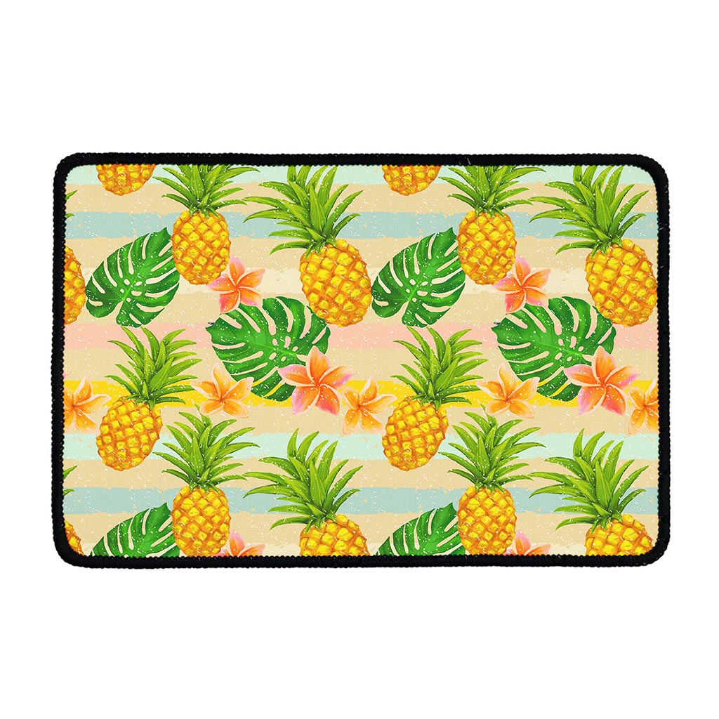 Sand Beach Pineapple Pattern Print Kitchen Mat