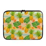 Sand Beach Pineapple Pattern Print Laptop Sleeve