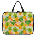 Sand Beach Pineapple Pattern Print Laptop Sleeve With Handle