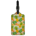 Sand Beach Pineapple Pattern Print Luggage Tag