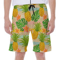 Sand Beach Pineapple Pattern Print Men's Beach Shorts