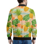 Sand Beach Pineapple Pattern Print Men's Bomber Jacket