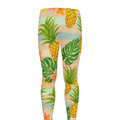 Sand Beach Pineapple Pattern Print Men's Leggings