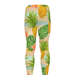 Sand Beach Pineapple Pattern Print Men's leggings
