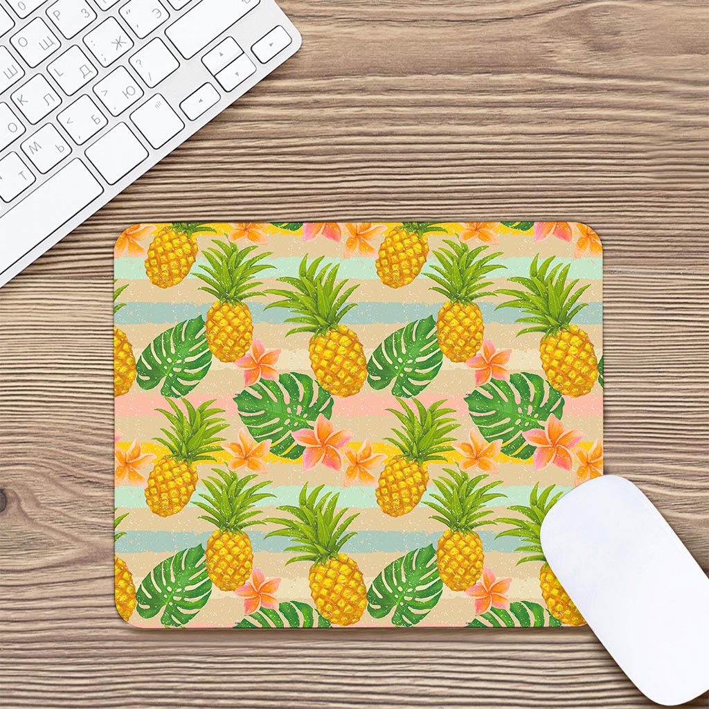Sand Beach Pineapple Pattern Print Mouse Pad
