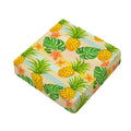 Sand Beach Pineapple Pattern Print Outdoor Seat Cushion Cover