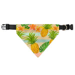 Sand Beach Pineapple Pattern Print Over The Collar Dog Bandana