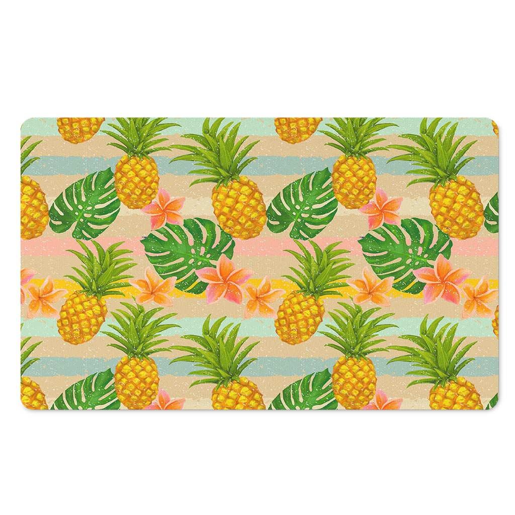 Sand Beach Pineapple Pattern Print Polyester Doormat