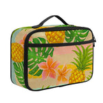 Sand Beach Pineapple Pattern Print Portable Lunch Bag