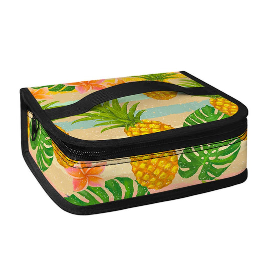 Sand Beach Pineapple Pattern Print Small Lunch Bag