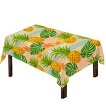 Sand Beach Pineapple Pattern Print Tablecloth