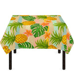 Sand Beach Pineapple Pattern Print Tablecloth