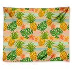 Sand Beach Pineapple Pattern Print Tapestry