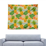 Sand Beach Pineapple Pattern Print Tapestry