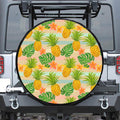 Sand Beach Pineapple Pattern Print Tire Cover