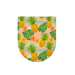 Sand Beach Pineapple Pattern Print Toilet Lid Cover
