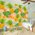 Sand Beach Pineapple Pattern Print Wall Sticker