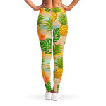 Sand Beach Pineapple Pattern Print Women's Leggings