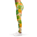 Sand Beach Pineapple Pattern Print Women's Leggings