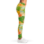 Sand Beach Pineapple Pattern Print Women's Leggings