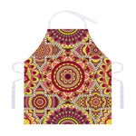 Sangria Mandala Bohemian Pattern Print Adjustable Apron