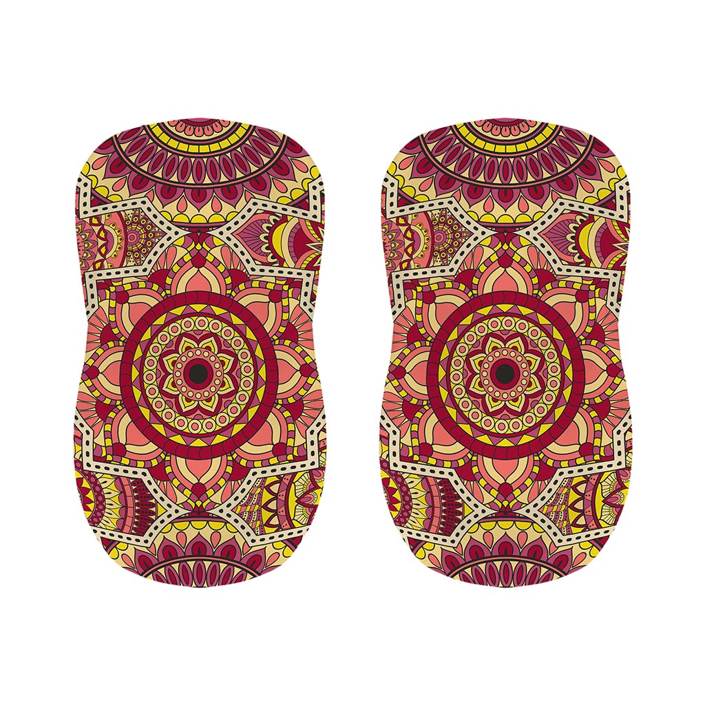 Sangria Mandala Bohemian Pattern Print Bar Stool Covers