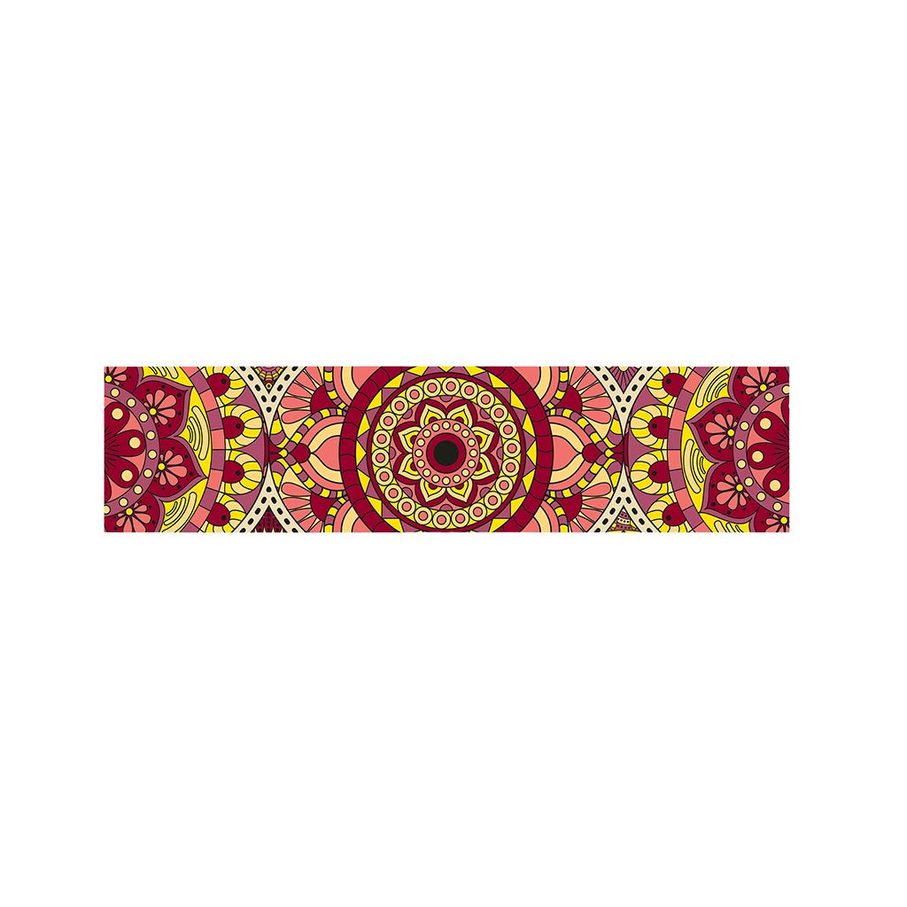 Sangria Mandala Bohemian Pattern Print Bed Runner
