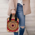 Sangria Mandala Bohemian Pattern Print Bible Tote Bag