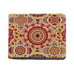 Sangria Mandala Bohemian Pattern Print Bifold Wallet
