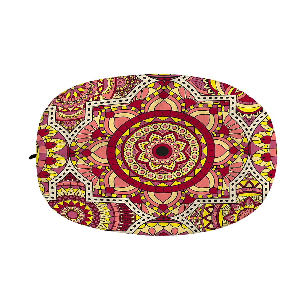 Sangria Mandala Bohemian Pattern Print Car Side Mirror Covers