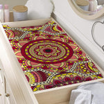 Sangria Mandala Bohemian Pattern Print Changing Pad Cover