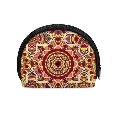 Sangria Mandala Bohemian Pattern Print Coin Purse