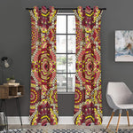 Sangria Mandala Bohemian Pattern Print Curtain