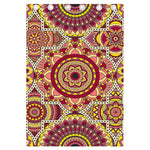 Sangria Mandala Bohemian Pattern Print Curtain
