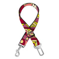 Sangria Mandala Bohemian Pattern Print Dog Seat Belt