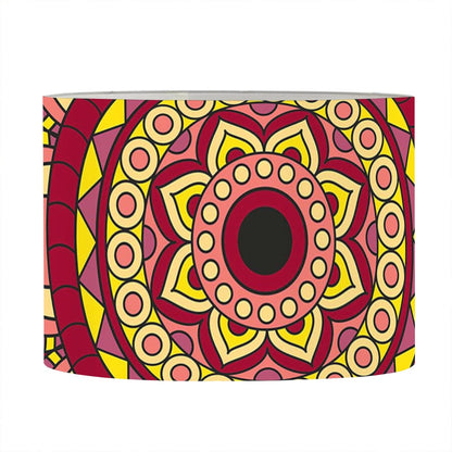 Sangria Mandala Bohemian Pattern Print Drum Lamp Shade