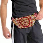 Sangria Mandala Bohemian Pattern Print Fanny Pack