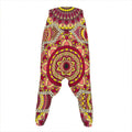 Sangria Mandala Bohemian Pattern Print Hammer Pants