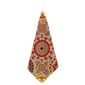 Sangria Mandala Bohemian Pattern Print Hand Towel